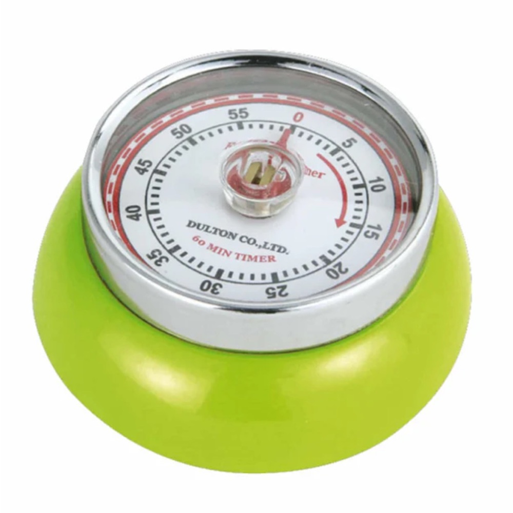 NEW IN BOX RETRO KITCHEN TIMER, by ZASSENHAUS Kiwi Color